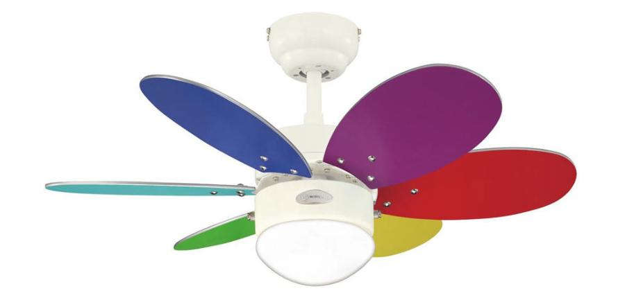 The Colorful Turbo Ceiling Fan that makes Both Children and Adults Happy